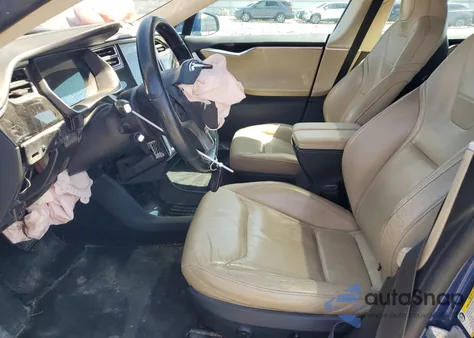 2015 Tesla Model S from USA, damaged, VIN 5YJSA1E21FF106585